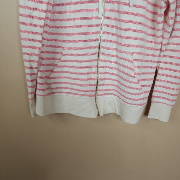 Old Navy Full Zip Striped Hooded Sweatshirt Size XL - Picture 3 of 11